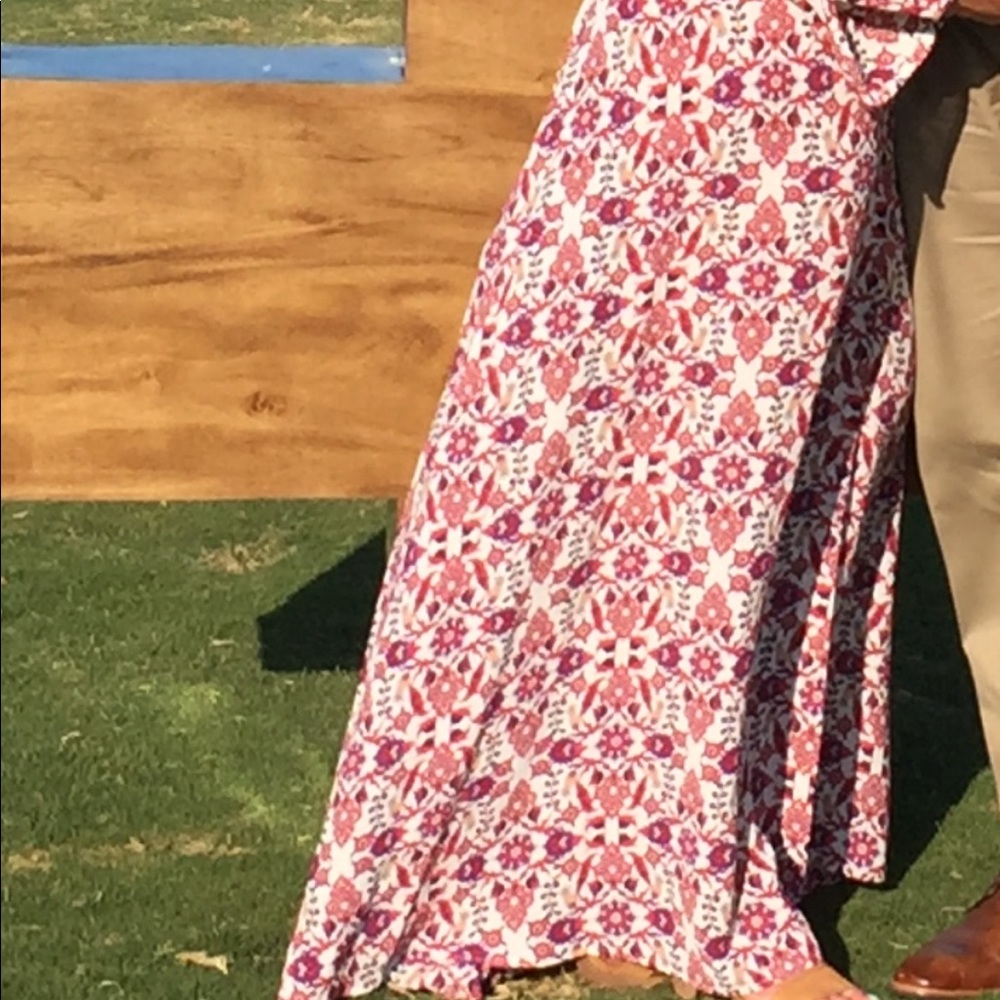 Maxi wrap bell sleeve Tigerlilly dress. - Picture 4 of 8